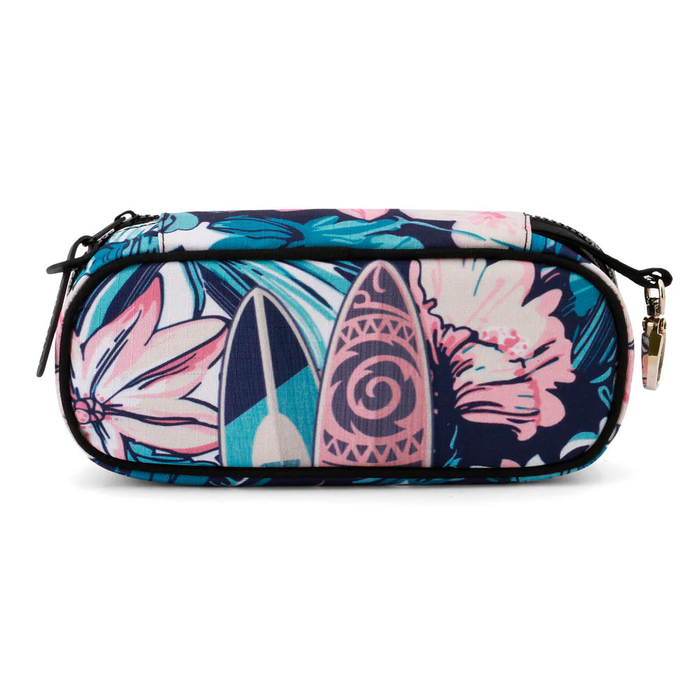 PRO-DG Estuche Portatodo Pencil Samoa Rosa con Organizador, Compartimento Principal y Bolsillo Interior, Poliéster, 10x21x5 cm