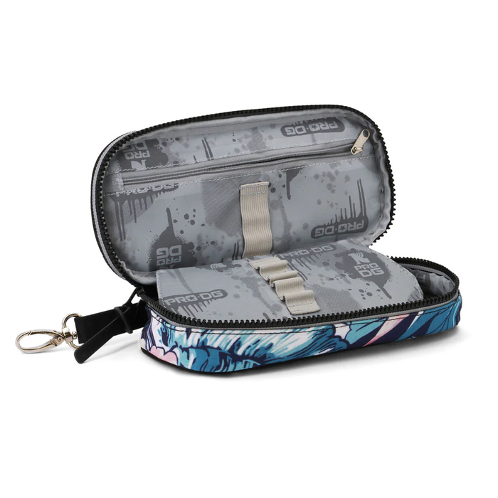 PRO-DG Estuche Portatodo Pencil Samoa Rosa con Organizador, Compartimento Principal y Bolsillo Interior, Poliéster, 10x21x5 cm