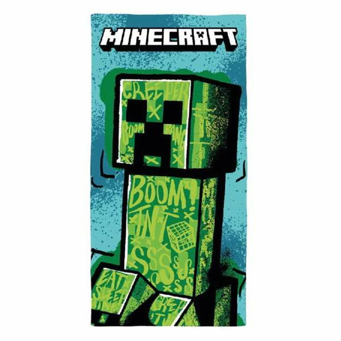 Cerdá Toalla de Algodón Premium Minecraft Color Verde 70x140 cm Cerdá Toalla de Algodón Premium Minecraft Color Verde 70x140 cm