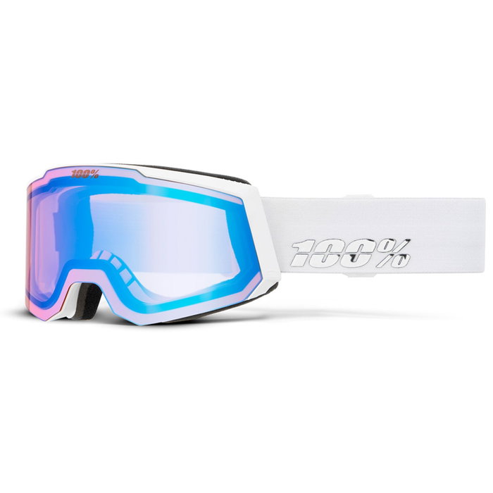 100percent Snowcraft S Goggle White HiPER Lavender Mir 100percent Snowcraft S Goggle White HiPER Lavender Mir
