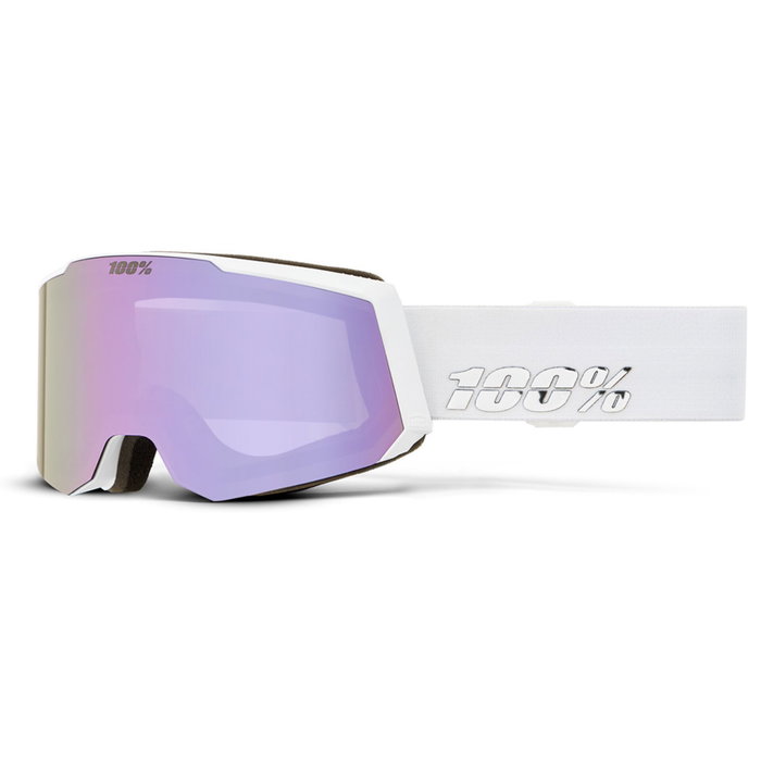 100percent Snowcraft S Goggle White HiPER Lavender Mir 100percent Snowcraft S Goggle White HiPER Lavender Mir
