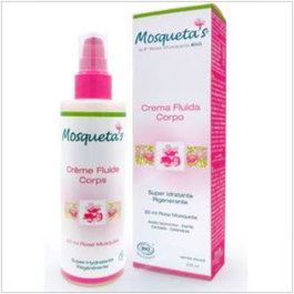 MOSQUETA´S Crema Fluida Corporal Hidratante con Rosa Mosqueta, Karité y Ácido Hialurónico para Elasticidad Piel 200ml