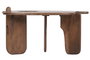 DKD Home Decor Mesa de Centro Mango Abstracto Marrón