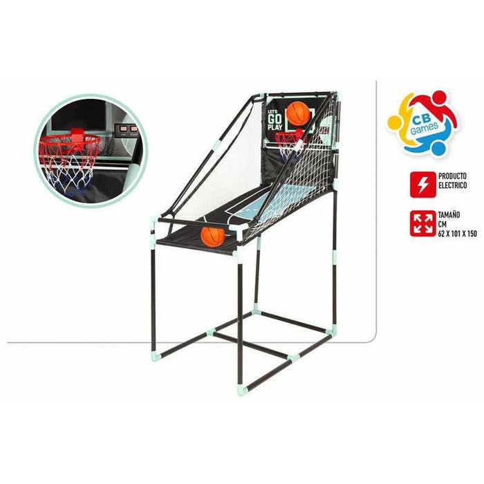Color Baby Canasta Baloncesto 62x101x150 cm con Marcador Electrónico Color Baby Canasta Baloncesto 62x101x150 cm con Marcador Electrónico