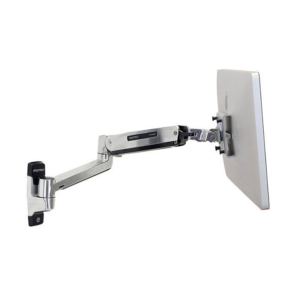 Ergotron LX HD Brazo para LCD con montaje de pared de pie o sentado Plata