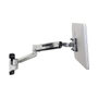 Ergotron LX HD Brazo para LCD con montaje de pared de pie o sentado Plata