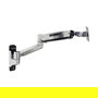 Ergotron LX HD Brazo de Montaje en Pared para Pantalla de 116.8 cm (46"), Soporte Sit-Stand, 13.6 kg, Plata, Giro 360°, Inclinación 80°