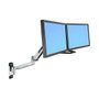 Ergotron LX HD Brazo para LCD con montaje de pared de pie o sentado Plata
