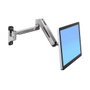 Ergotron LX HD Brazo para LCD con montaje de pared de pie o sentado Plata