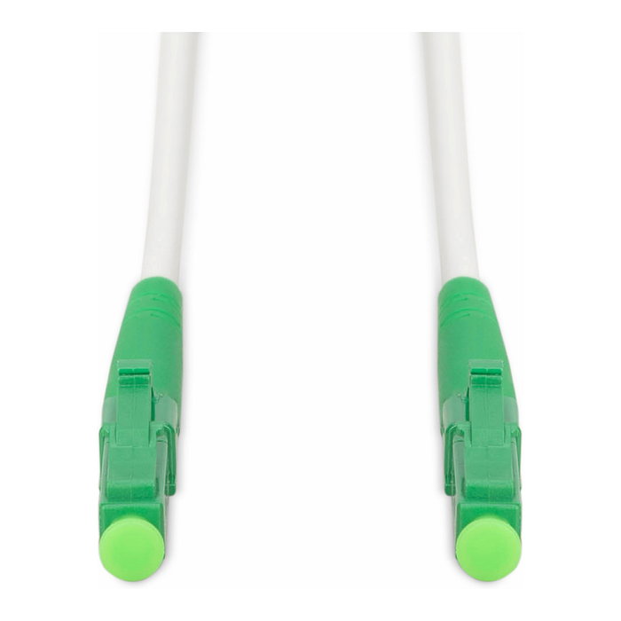 Digitus Cable de Fibra Óptica Monomodo LC/APC a LC/APC 5m, G.657.A2, Simplex, 3mm, Verde/Blanco Digitus Cable de Fibra Óptica Monomodo LC/APC a LC/APC 5m, G.657.A2, Simplex, 3mm, Verde/Blanco