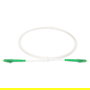 Digitus LWL Patchkabel LCA -> LCA 5.00m Singlemode Simple Cable de Fibra Óptica Monomodo LC/APC a LC/APC Verde Blanco 5m