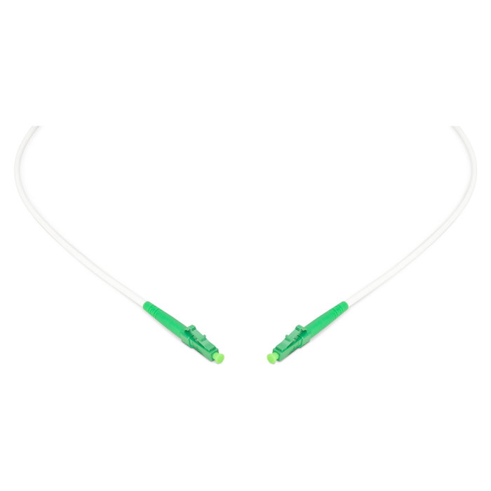 Digitus Cable de Fibra Óptica Monomodo LC/APC a LC/APC 5m, G.657.A2, Simplex, 3mm, Verde/Blanco Digitus Cable de Fibra Óptica Monomodo LC/APC a LC/APC 5m, G.657.A2, Simplex, 3mm, Verde/Blanco