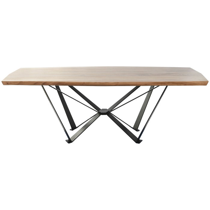 DKD Home Decor Mesa de Comedor de Acacia y Metal 220x100x76 DKD Home Decor Mesa de Comedor de Acacia y Metal 220x100x76
