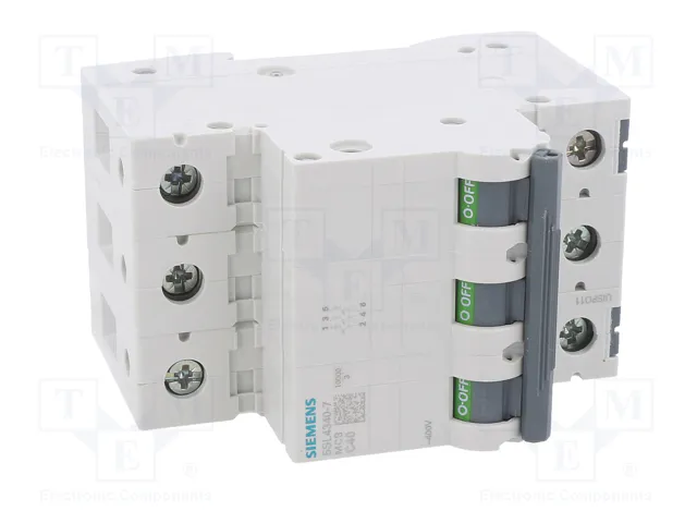 SIEMENS 5SL4340-7 Interruptor magnetotérmico 3 polos 40A 10kA