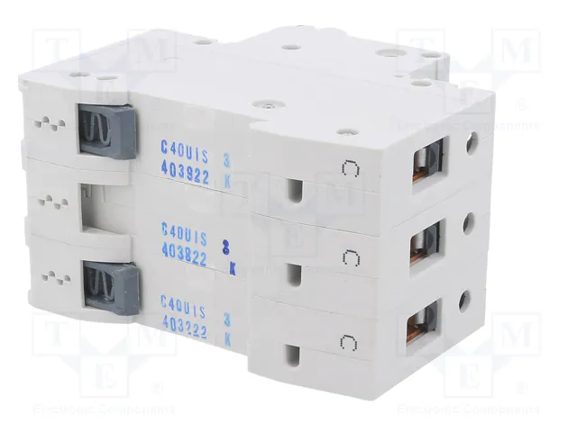 SIEMENS 5SL4340-7 Interruptor magnetotérmico 3 polos 40A 10kA