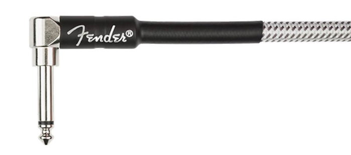 Fender Cable de instrumento Deluxe Series rizado white tweed 30 pies