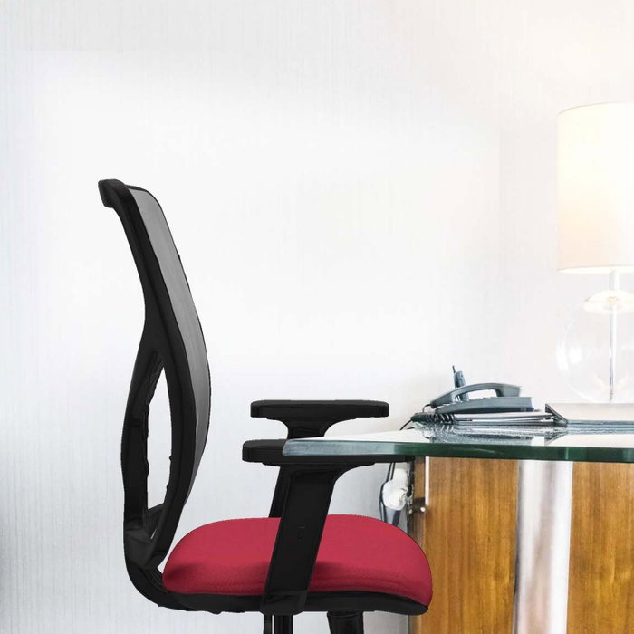 PIQUERAS Y CRESPO Silla de oficina Motilla con mecanismo Sincro, Verde botella y Azul