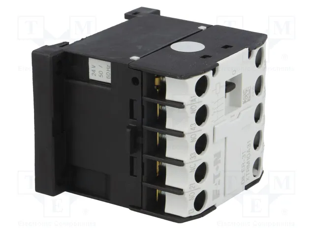 EATON ELECTRIC Contactor DILER 4-polar 24VAC 6A