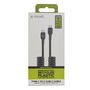 muvit for change cable rizado Tipo C a Tipo C 3A 60w 1,2m negro