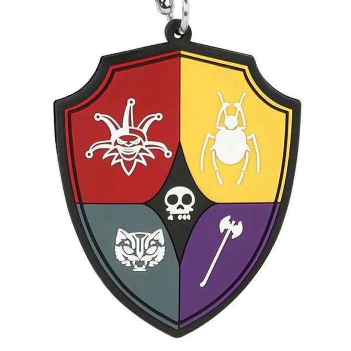 Karactermania Llavero Brand Miércoles Crest Multicolor