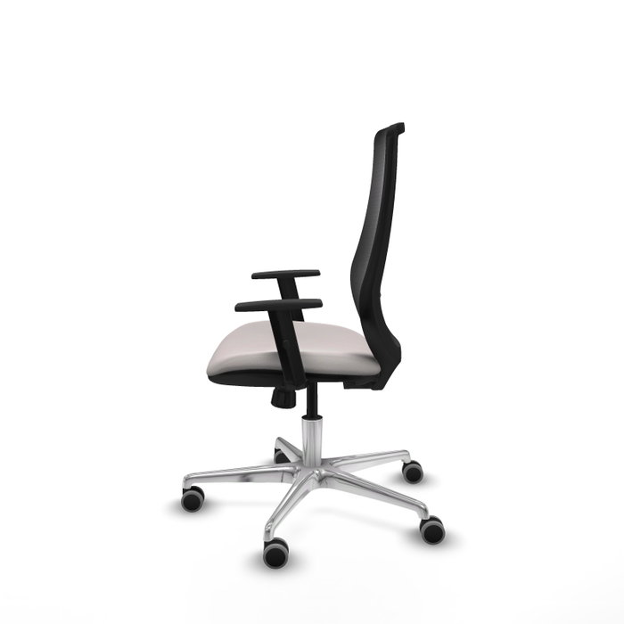 PIQUERAS Y CRESPO Silla de oficina Mardos con mecanismo Sincro, Blanco/Negro PIQUERAS Y CRESPO Silla de oficina Mardos con mecanismo Sincro, Blanco/Negro