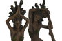 DKD Home Decor Figura de Resina Madre Naturaleza y Yoga - Pack de 2