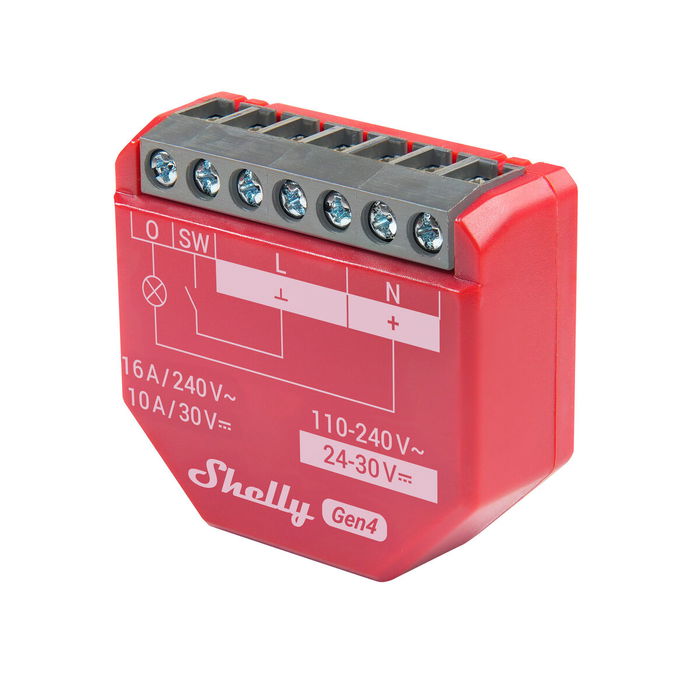 Shelly Módulo switch Gen 4 1PM Wi-Fi BT