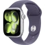 Apple Watch Series 11 GPS 42mm Caja Aluminio Plateada Correa Deportiva Morado Niebla S/M MEU64ZRA