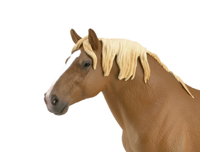 Collecta Yegua Belga Marrón Castaño XL 88819 Réplica a escala pintada a mano con gran detalle