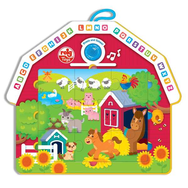 Reig Puzzle Musical Granja para Niños a Partir de 18 Meses