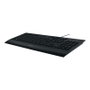 Logitech K280e Teclado USB Distribución Alemana Negro