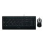 Logitech K280e Teclado USB Distribución Alemana Negro