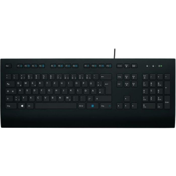 Logitech K280e Teclado con cable USB QWERTZ Alemán Negro Logitech K280e Teclado con cable USB QWERTZ Alemán Negro