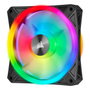 Corsair iCUE QL140 RGB Ventilador de 14 cm Negro, Gris