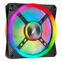 Corsair iCUE QL140 RGB Ventilador de 14 cm Negro, Gris