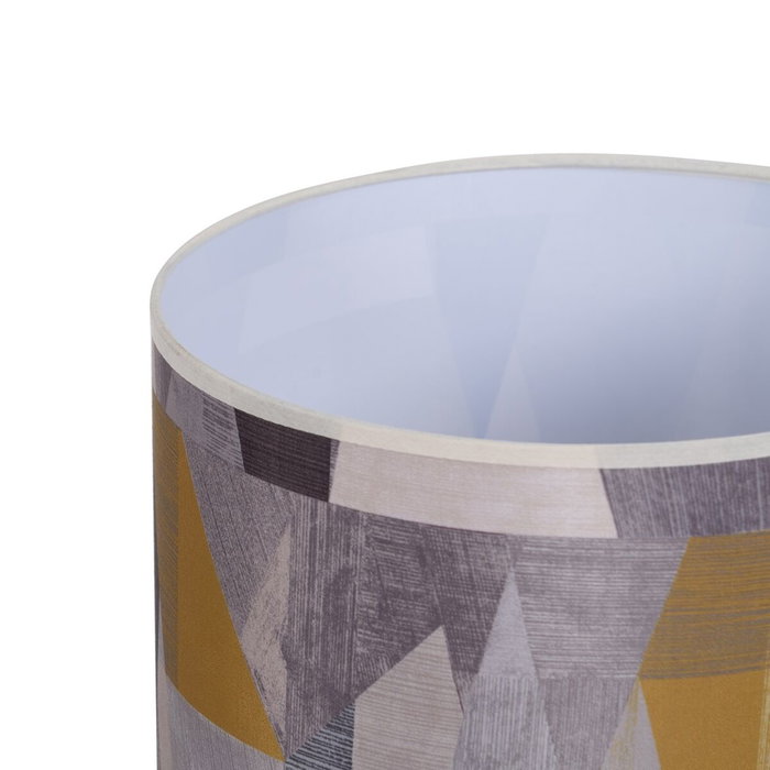 Ixia Lámpara de Mesa Natural Tejido-Madera 25 x 25 x 54 cm