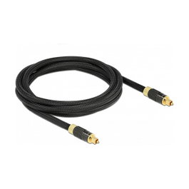 DeLOCK Cable estándar TOSLINK macho-macho 2 m Antracita