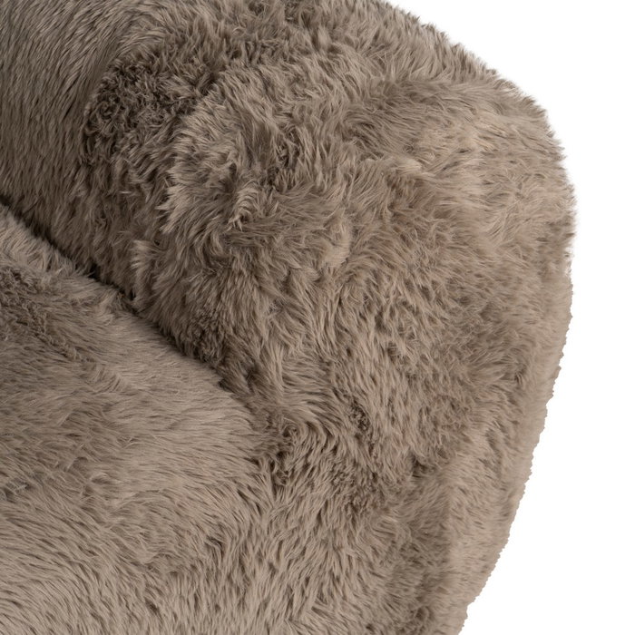 Sillón Taupe Tejido 124 X 107 X 79,50 cm