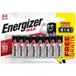 Energizer Pilas MAX Tipo LR6 (AA) Blister 12 Unidades E301531604