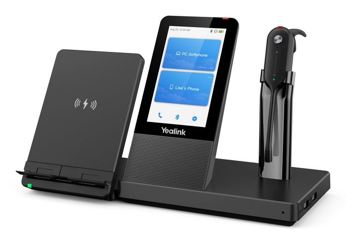 Yealink WH67 Auricular Inalámbrico DECT con Pantalla Táctil LCD 4" 480 x 800, USB 3.0, Bluetooth 4.2, Carga Inalámbrica, Estación de Trabajo UC para Teams y Skype Yealink WH67 Auricular Inalámbrico DECT con Pantalla Táctil LCD 4" 480 x 800, USB 3.0, Bluetooth 4.2, Carga Inalámbrica, Estación de Trabajo UC para Teams y Skype
