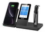 Yealink WH67 Auricular Inalámbrico DECT con Pantalla Táctil LCD 4" 480 x 800, USB 3.0, Bluetooth 4.2, Carga Inalámbrica, Estación de Trabajo UC para Teams y Skype