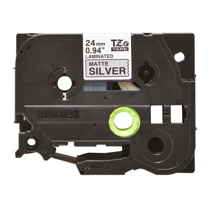 Brother TZe-M951 Cinta Laminada Plata y Negro 24 mm Brother TZe-M951 Cinta Laminada Plata y Negro 24 mm