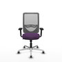 PIQUERAS Y CRESPO Silla de oficina Zulema Morado/Gris