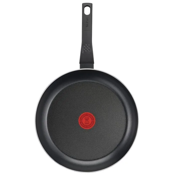 TEFAL B5540602 Easy Cook&Clean Sartén 28 cm, Antiadherente, Todas las fuentes de calor excepto Inducción, Thermo-Signal, Cocina saludable, Made in France