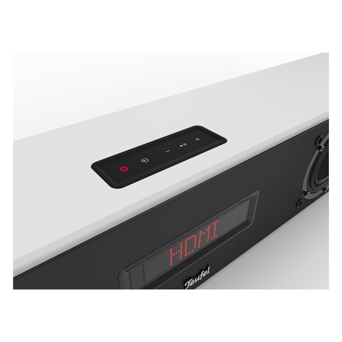 Teufel CINEBAR ULTIMA Soundbar 2.0 Canales 380W Bluetooth WiFi con Subwoofer Inalámbrico 240W Color Blanco