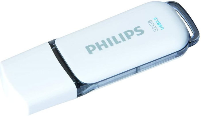 PHILIPS Pendrive USB 3.0 32 GB Snow - Almacenamiento Portátil