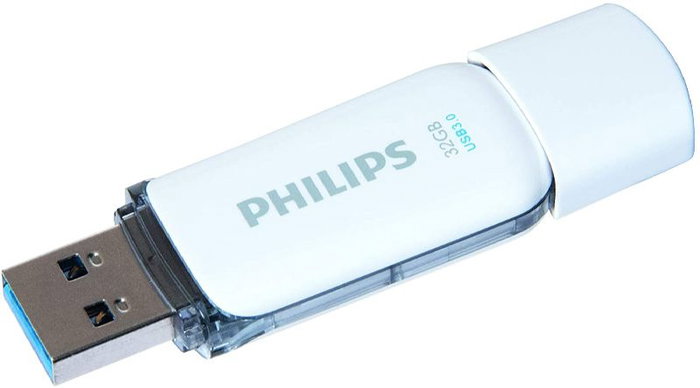 PHILIPS Pendrive USB 3.0 32 GB Snow - Almacenamiento Portátil