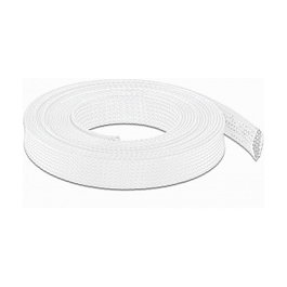 DeLOCK Funda trenzada estirable 10 m x 19 mm blanco