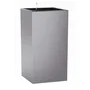 Maceta LECHUZA Canto Premium Column 40 - juego completo, plata metalizada