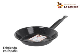 La Estrella Sartén Llana Bordonada 15cm Jaspeada